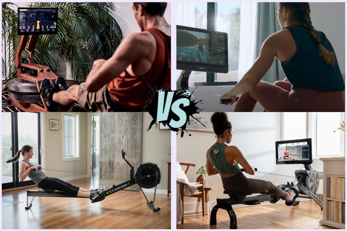 featured image for ergatta versus hydrow, concept 2 and NordicTrack RW900 smart rowers