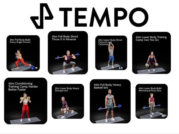 Fitness Classes and Workouts offered by Tempo Studio