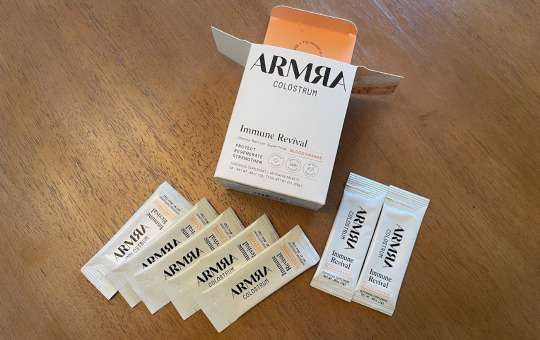 armra box and packets table