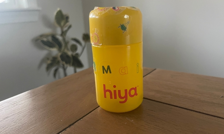 hiya vitamins for kids - decorated glass bottle