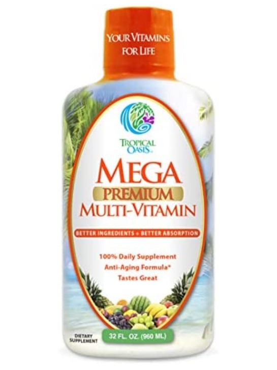 Tropical Oasis Mega Premium Liquid Multivitamin