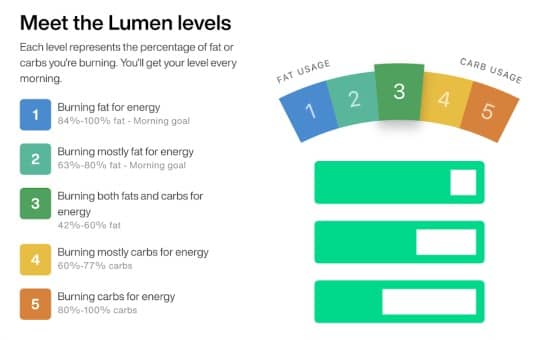 reviewing lumen levels