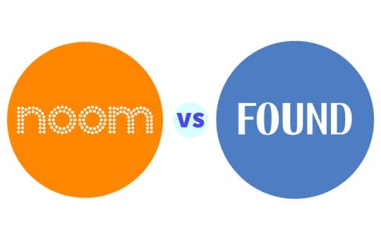 noom and found comparison table