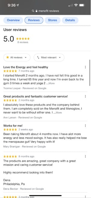 real menofit user reviews 5