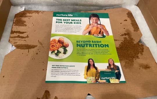 our real delivery box of nurture life