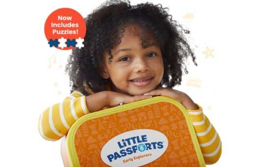 kids trying little passports