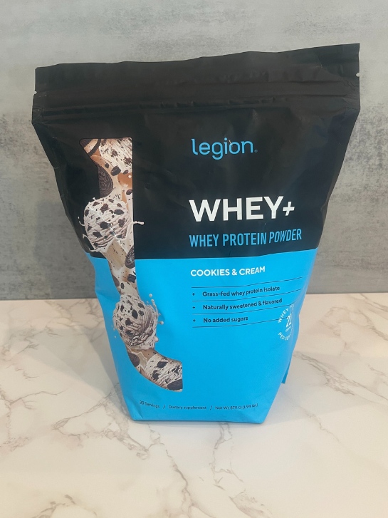 cookies & cream legion whey protein powder
