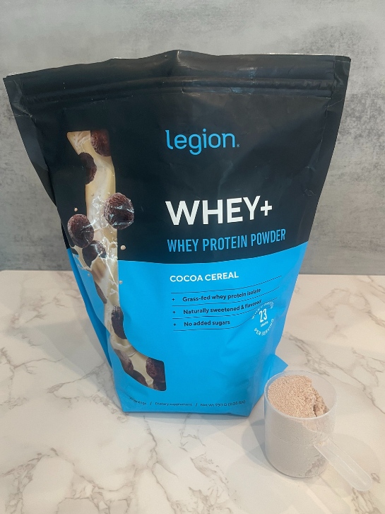 cocoa cereal legion whey protein powder