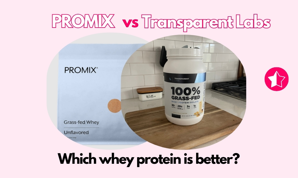 PROMIX and transparent labs protein together